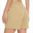 thumbnail image 2 of Women’s 5” Fishing Hiking Quick Dry Cargo Shorts with Zipper Pockets UPF 50+ Water Resistant Summer Casual Shorts FP04W, 2 of 7