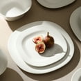 thumbnail image 4 of Stone Lain Quadro 4-Piece Dinner Plate Set Porcelain, Service for 4, White, 4 of 6