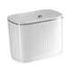 thumbnail image 5 of Cubo de basura colgante, cubo de basura para baño, montaje en pared, contenedor de basura, ahorro de espacio, contenedor de basura para estudio, casa, Corto Blanco mayimx Papelera de baño, 5 of 9