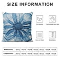 thumbnail image 5 of FUMJ Decorative Throw Pillow Covers, Blue Sunflower Square Pillow Cases Couch Home Decor Cushion Covers for Bedroom, Living Room, 5 of 5