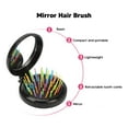 thumbnail image 3 of Cepillo de pelo con espejo ANGGREK 10 piezas de resina flexible, 3 of 8