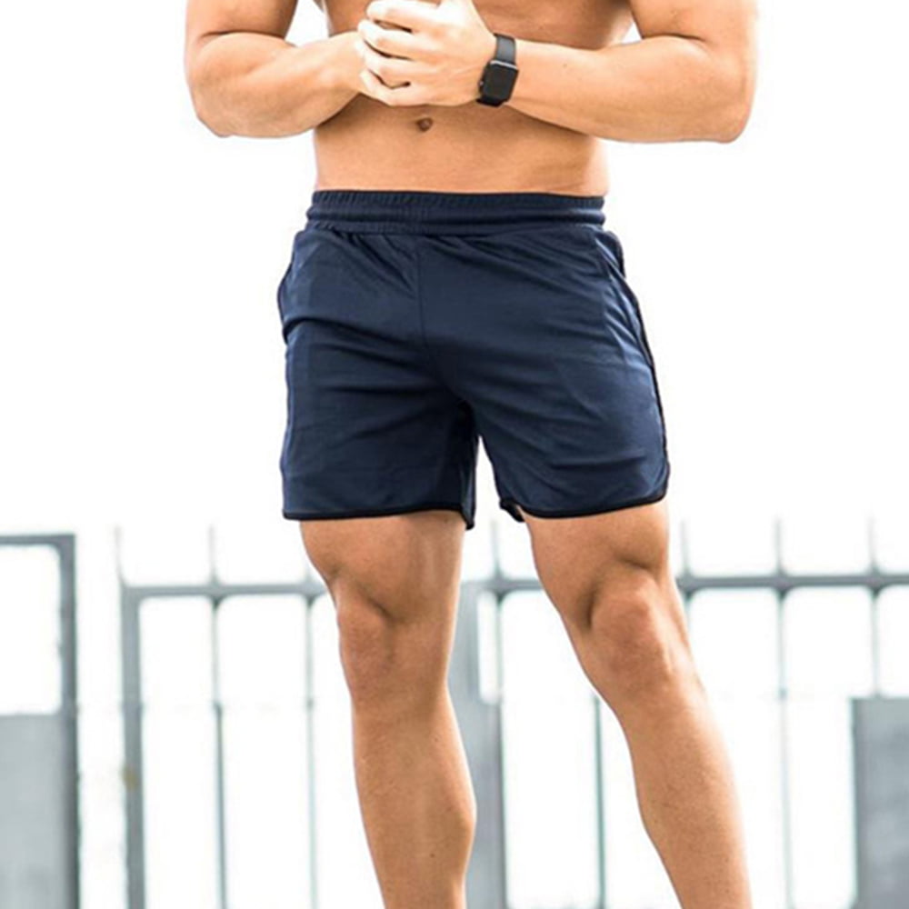 Men Fitness Shorts Quick Drying Gym Beach Shorts Summer Lounging