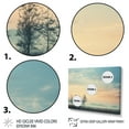 thumbnail image 3 of Designart "Misty Morning Sky in a Photograph III" Landscapes Floater Framed Canvas Wall Art, 3 of 7