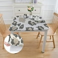 thumbnail image 2 of WYYP Spots Square Tablecloth for Picnic Dining Kitchen Farmhouse 100% Polyester Fiber 46*46, 2 of 8