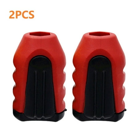 

BUYISI 2pcs Screwdriver Bit Magnetic Ring Demagnetizer For Electric Screw Bit Red