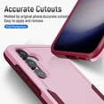 thumbnail image 2 of Samsung Galaxy S23 FE Case, Pink, TPU+PC, Heavy-Duty, Rugged, Shockproof Protective Phone Case with Screen Protector,  Grade Drop Tested, Wireless Charging Compatible, 2 of 12