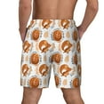 thumbnail image 2 of Lsque Mens Swim Trunks Cute Squirrel Pattern - Bathing Suit Compression Liner - Beach Swim Shorts Swimwear - (S-3XL) - Stretch Quick Dry -Small, 2 of 9