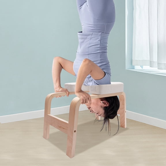 Yoga Headstand Bench Exercise Inversion Stool Workbench Upside Down Chair for Residential and Commercial Use