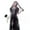 Z11-Grey, variant on MUXiin Girls Halloween Dress Gothic Witch Costume Elegant Dark Night Bride Outfit For Kids Casual Party Wear