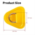 thumbnail image 2 of 6 Piezas de Anillo en D para Inflable Kayak SUP, de PVC con Anillo en D Stand-Up Paddleboard Canoa Rafting Amarillo, 2 of 7