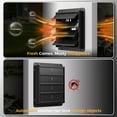 thumbnail image 2 of CAMMOO 18" Wall Mount Fan with Smart Touchscreen Controller, 10-Speed Shutter Exhaust Fan for Garage, Attic & Greenhouse, Black, 2 of 7