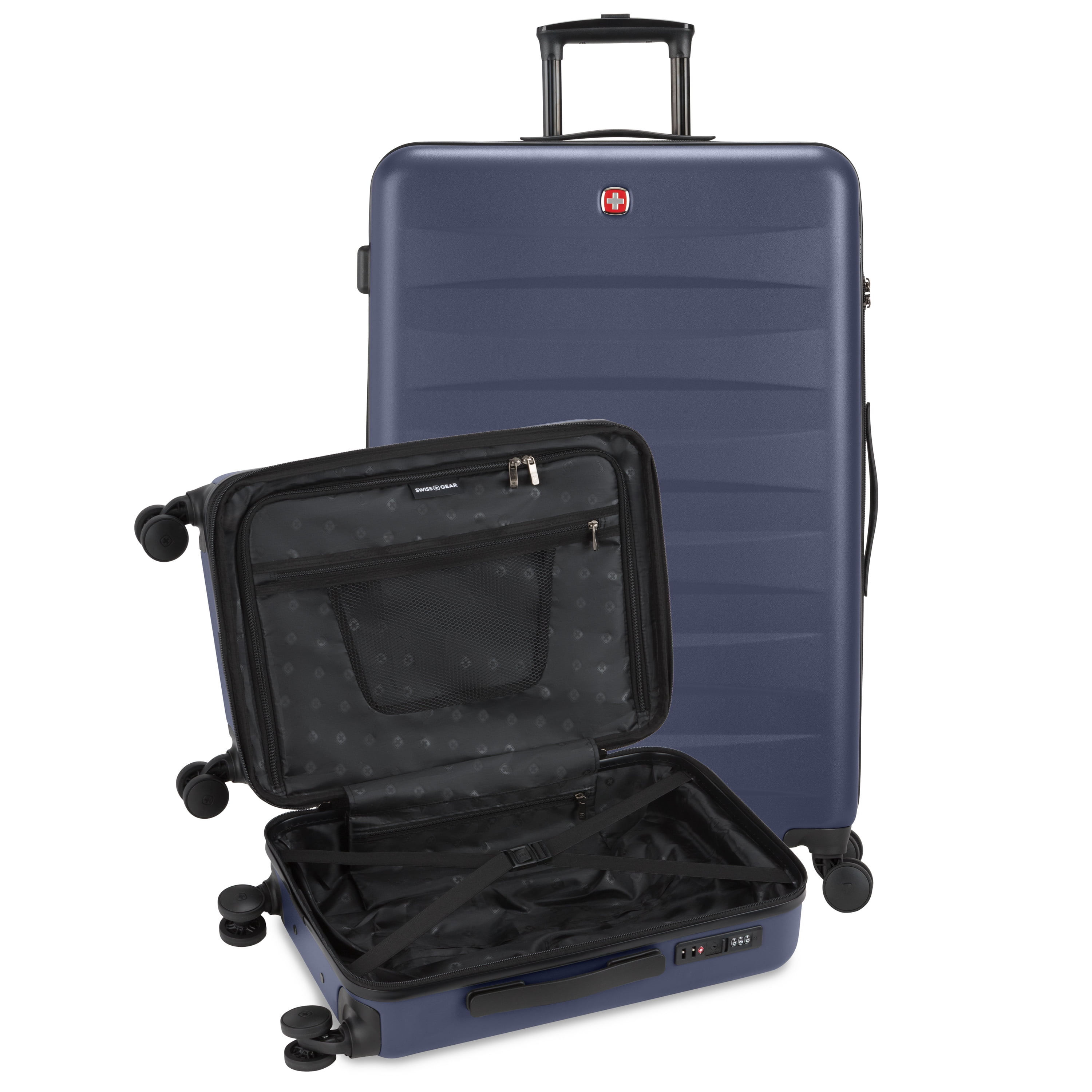SWISSGEAR Stride Hardside 2-Piece Spinner Set, Navy Blue