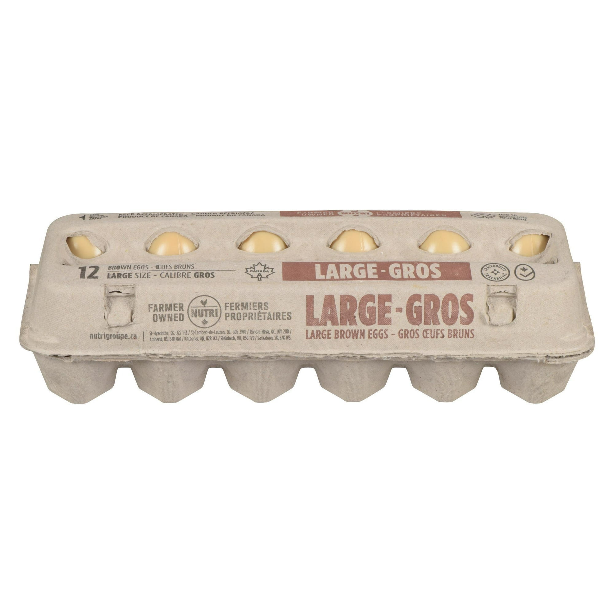 Nutri Large Brown 12 Eggs