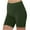 Army Green, variant on High Waisted Biker Shorts for Women-5" Tummy Control Fitness Athletic Workout Running Yoga Gym Shorts Blue L