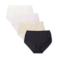 thumbnail image 2 of Fruit of the Loom Fit for Me 4-Pack Nylon Briefs (10 (47" - 48.5"), Assorted), 2 of 2