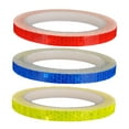 thumbnail image 4 of 3pcs Waterproof Reflective Tape Luminous Tape Safety Warning Reflective Stickers for Car Bike Motorcycles （1 Yellow and 1 Red and ), 4 of 8