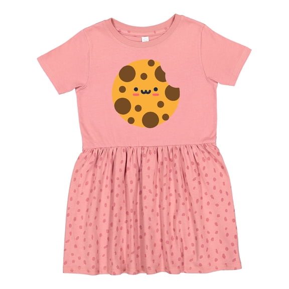 Inktastic Chocolate Chip Cookie Girls Toddler Dress