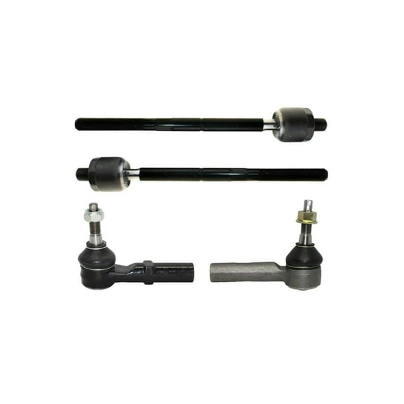 4 Pc Tie Rod End Inner & Outer Steering Kit Compatible with 4WD Models Fits select: 2000-2004 DODGE DAKOTA, 2000-2003 DODGE DURANGO