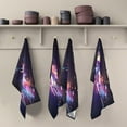 thumbnail image 5 of Dreamtimes Galaxy Unicorn Kitchen Towels, 18 x 28 Inch Super Soft and Absorbent Dish Cloths for Washing Dishes, 4 PCS Reusable Multi-Purpose Microfiber Hand Towels for Kitchen, 5 of 7