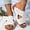 White, variant on Womens House Slippers Women's Fashion Casual Summer New Solid Color Fish Mouth Wedge Heel Thick Bottom Slippers Beach Pool Slide Sandals Festival Gift
