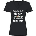 thumbnail image 3 of Inktastic Only the Best Moms Get Promoted to Grandma Women's V-Neck T-Shirt, 3 of 5