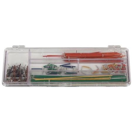 Global Specialties WK-1 Jumper Wire Kit – 350 Pieces | Pre-Cut, Pre-Stripped Wires For Breadboards & STEM Projects