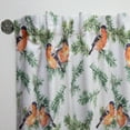 thumbnail image 3 of Designart 'Robin Birds Sitting On Pine Branch' Animals Curtain Panel, 3 of 5