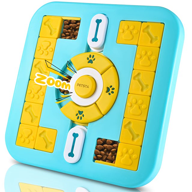 Dispensador de golosinas Petsta Squeaky Treat Puzzle Toy para perros y gatos
