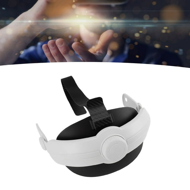 VR Head Strap, Comfortable VR Replacement Head Strap ABS Adjustable Enhanced Support Lightweight with Sponge Pad for Video Games