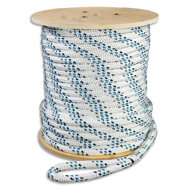 Premium Polyester Double Braid Cable Pulling Rope | Made in USA | Highest Strength | 5/8 inch x 600 feet