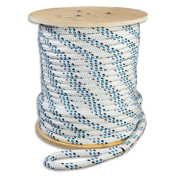 Premium Polyester Double Braid Cable Pulling Rope | Made in USA | Highest Strength | 5/8 inch x 600 feet