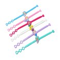 thumbnail image 4 of MasteelfCA 10PCS Mermaid Party Supplies Cartoon Mermaid Bracelet PVC Wristbands Bracelet Set for Kids Mermaid Birthday Party Favors (Random Color and Pattern), 4 of 7