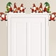 thumbnail image 1 of Christmas Decorations Corner Door And Window Card Pieceses Creatives Cartoons Christmas Aceless Old Man Wooden Decorations, 1 of 6