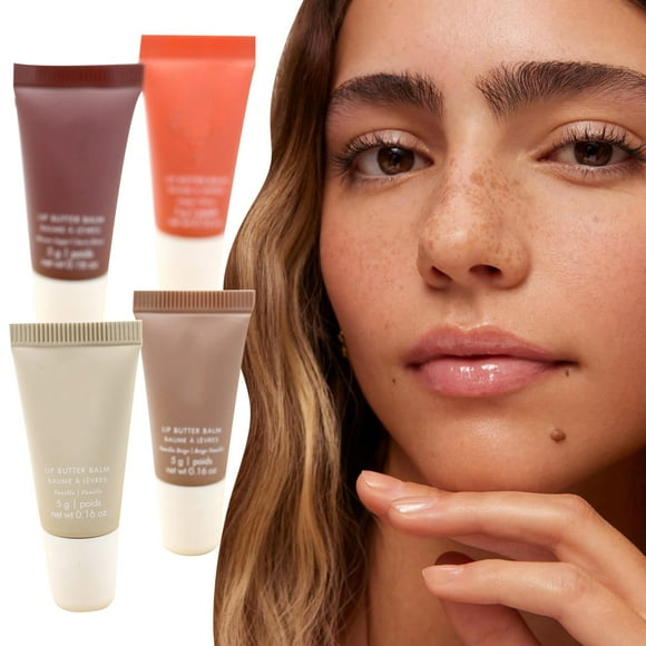 4PCS Lipliner Butter Balm-Conditioning Lip Mask andLip Balm, The Peptide Lip Tints for Instant Longlasting Moisture, Shine and Hydration Skincare