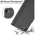thumbnail image 4 of Case for iPhone 7 Plus iPhone 8 Plus, Glossy PU Leather 9 Card Slots Magnetic Closure Detachable Wrist Strap Zipper Wallet Shockproof Removable Back Cover Case - Black, 4 of 16