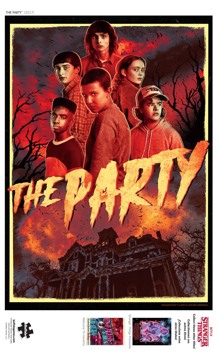 Buffalo Games 500-Piece Stranger Things The Party Jigsaw Puzzle ...