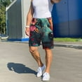 thumbnail image 6 of Logiee Colorful Flower Dog A Print Men's Pajama Shorts with Drawstring & Pockets,Sleep Shorts for Men,Sleepwear Bottoms,Elastic Waistband Loungewear-X-Large, 6 of 6