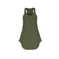 thumbnail image 5 of Uhndy Sleeveless Swing Mini Dresses For Women Summer Beach Pleated A Line Sundress Casual Tank T-Shirts Dress For Ladies Juniors, 5 of 6