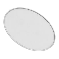 WRISTBIQUE 6 Inch Stainless Steel Grease Splatter Screen for Cooking, Safe Lid for Frying Pans and Boiling Pots, Silver