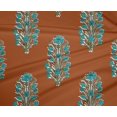 thumbnail image 4 of oneOone Polyester Lycra Fabric Leaves & Floral Block Print Fabric BTY 56 Inch Wide, 4 of 4