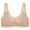 k-Beige235, variant on Women Thin Seamless Latex Bra Gathering Tops Support Side Retraction Vest Style Sports Bra Solid Color Trendy