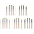 thumbnail image 1 of 30 Uds. Pinceles para Plantillas de Madera para Pintar Sobre Madera, Pinceles para Plantillas de Cerdas Naturales para Pintura Acrílica, (3 Tamaños), 1 of 5