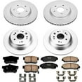 thumbnail image 2 of PowerStop Front and Rear Geomet Coated Brake Rotor and Pad Kit Fits: HONDA Select Models CRK5815, 2 of 5
