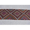 thumbnail image 3 of Rug Kilim, Rugs For Kitchen, Decorative Kilim, Turkish Kilim, Brown Kilim, Vintage Kilim, 2x8.5 ft Accent Kilim, Nursery Kilim, 3 of 10