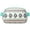 Greenish-blue-3, variant on Mini Fanny Pack Contemporary Autumn Blooming Blossom Mandala Belt Bag for Women, Fashionable Waterproof Waist Pack with Adjustable Strap for Workout Running Traveling Hiking Cycling