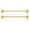14K Gold Plated, variant on Barbell Piercing Jewelry 14g Bar Scaffold For Women Men - 2 Pack Of Industrial Bars Cartilage Ear Barbell Jewelry - 35mm Long Straight Hypoallergenic Surgical Steel 14g Industrial Piercing Jewelry