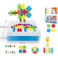 thumbnail image 1 of QualitChoice Jouets de Construction en Plastique pour Enfants Kit d'Outils Éducatifs, 1 of 1