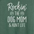 thumbnail image 3 of Instant Message - Rockin The Dog Mom - Women's Lightweight French Terry Long Sleeve Shirt, 3 of 6