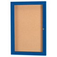 thumbnail image 1 of Aarco Products DCC3624RIB Tableau d'Affichage Fermé Éclairé 1 Porte - Bleu, 1 of 1
