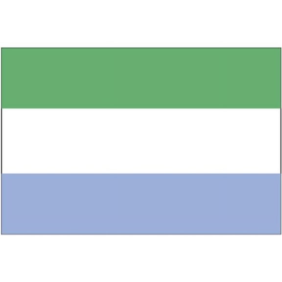 Annin Flagmakers 197328 5 ft. X 8 ft. Nyl-Glo Sierra Leone Flag